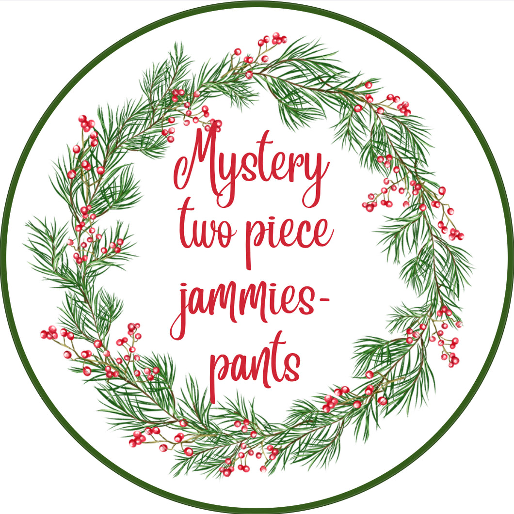 Mystery STYLE Two Piece PANTS Jammies
